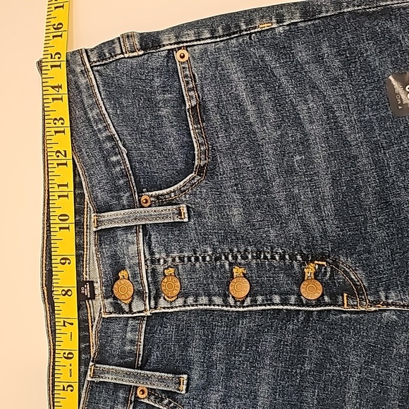 J. Crew Blue Jeans Denim Pant 9" Mid-Rise Skinny Button Fly Signature Stretch 30 - Picture 13 of 16